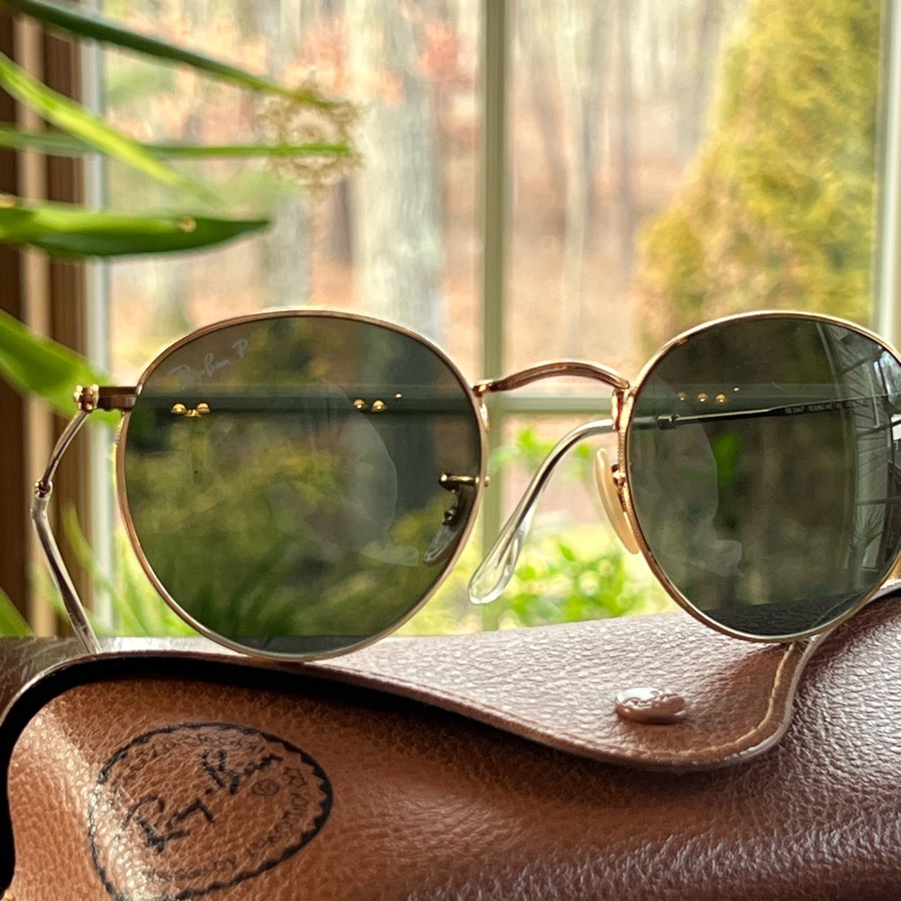 Ray-Ban Gold Sunglasses